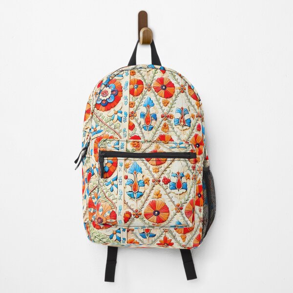 Item preview, Kermina Suzani Bokhara Uzbekistan Embroidery designed and sold by Vicky Brago-Mitchell®.