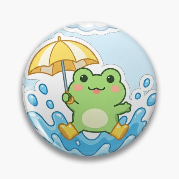 Item preview, jumping frog in the rain designed and sold by Webinath.