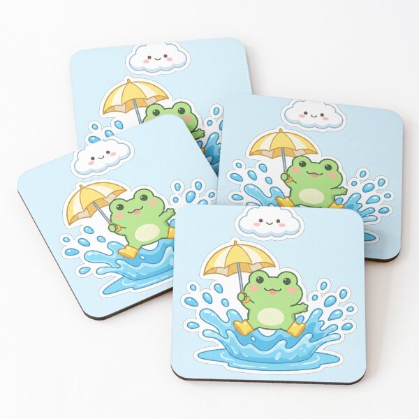Item preview, jumping frog in the rain designed and sold by Webinath.