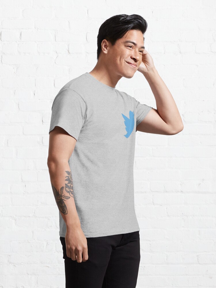Alternate view of Twitter logo Classic T-Shirt