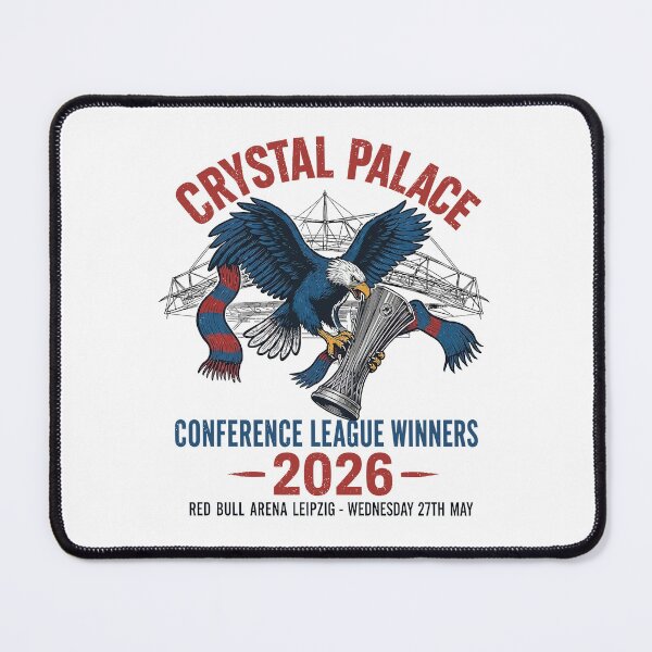 Item preview, Crystal Palace Eagles stadium trophy Conference League winners 2026 designed and sold by thanhmaidesign.