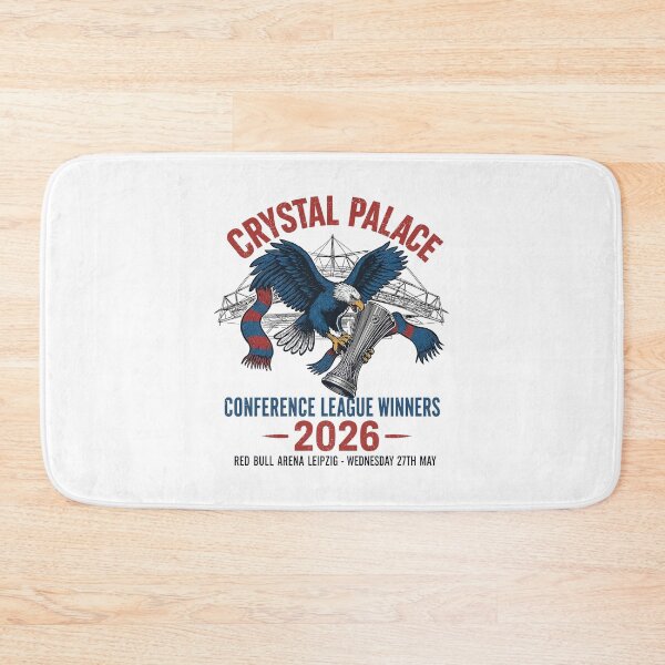 Item preview, Crystal Palace Eagles stadium trophy Conference League winners 2026 designed and sold by thanhmaidesign.