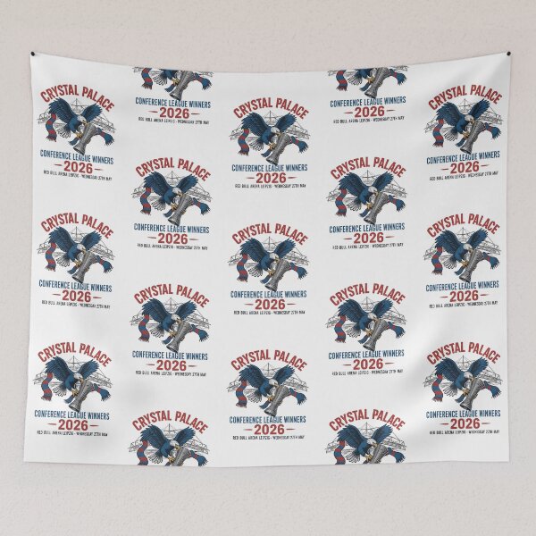Item preview, Crystal Palace Eagles stadium trophy Conference League winners 2026 designed and sold by thanhmaidesign.