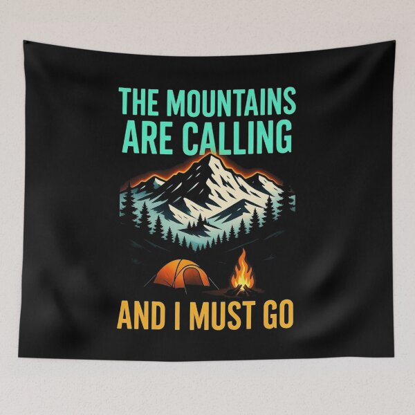 Item preview, The Mountains Are Calling And I Must Go designed and sold by Syrupulse.