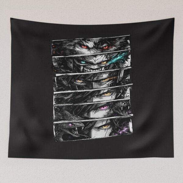 Item preview, Dark Manga Spirit Eyes Panel designed and sold by KyniraaCo.