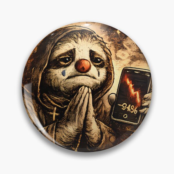 Item preview, My Portfolio Needs Thoughts And Prayers Funny Crypto Sloth Meme designed and sold by DryHumorPrints.