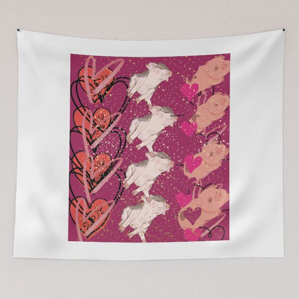 Item preview, Heart and pig love designed and sold by Extremeallie.