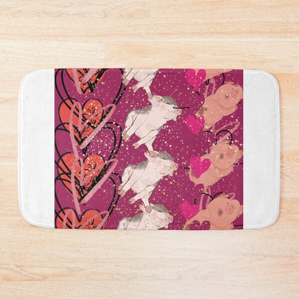 Item preview, Heart and pig love designed and sold by Extremeallie.