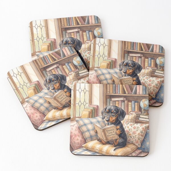 Item preview, The Little Scholar: Dachshund's Tales & Adventures designed and sold by Itjung-Room.
