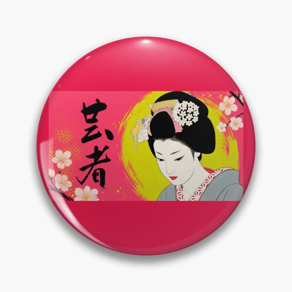 Item preview, Geisha with blossom art designed and sold by CornershopTee.