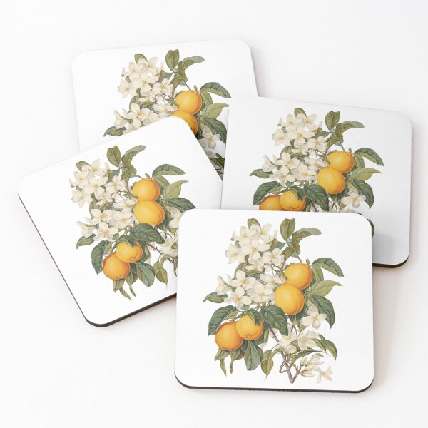 Item preview, Vintage Lemon Blossom Botanical Illustration | Elegant Citrus Floral Art designed and sold by NightSpell.