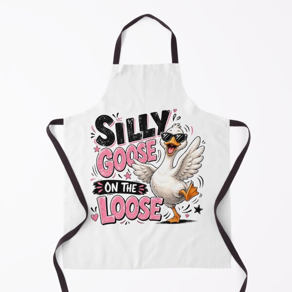 Item preview, Silly Goose on the Loose – Funny Goose with Sunglasses Design designed and sold by Canvas-Whispers.