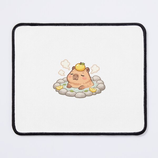 Item preview, Relaxing Capybara in Hot Spring designed and sold by Strong-GYM.
