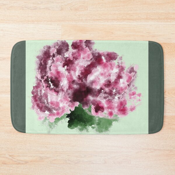 Item preview, Abstract Watercolor Peony Blossom Digital Illustration designed and sold by BalkanBloom.
