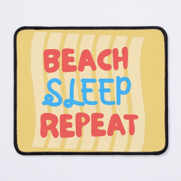 Item preview, Beach Sleep Repeat - Summer Shirt designed and sold by VibetheSeason.