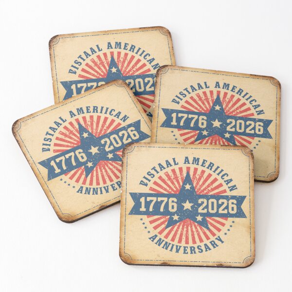 Item preview, Vintage American Anniversary 1776 2026 Retro Parchment Poster designed and sold by Meadowmood.