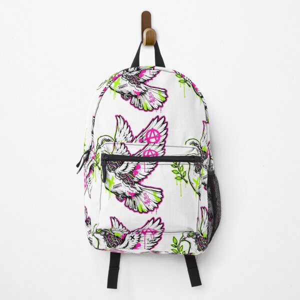 Item preview, Cyberpunk Peace Dove - Neon Graffiti Street Art designed and sold by Neo Tokio.