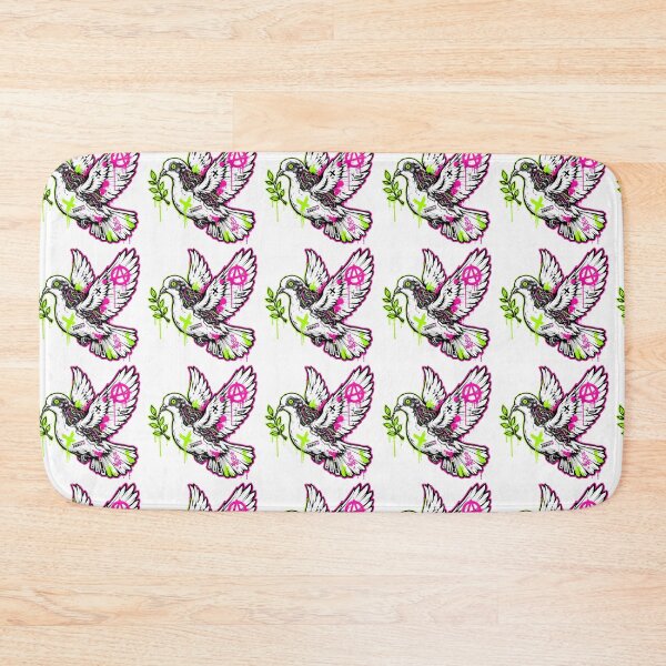 Item preview, Cyberpunk Peace Dove - Neon Graffiti Street Art designed and sold by Neo Tokio.