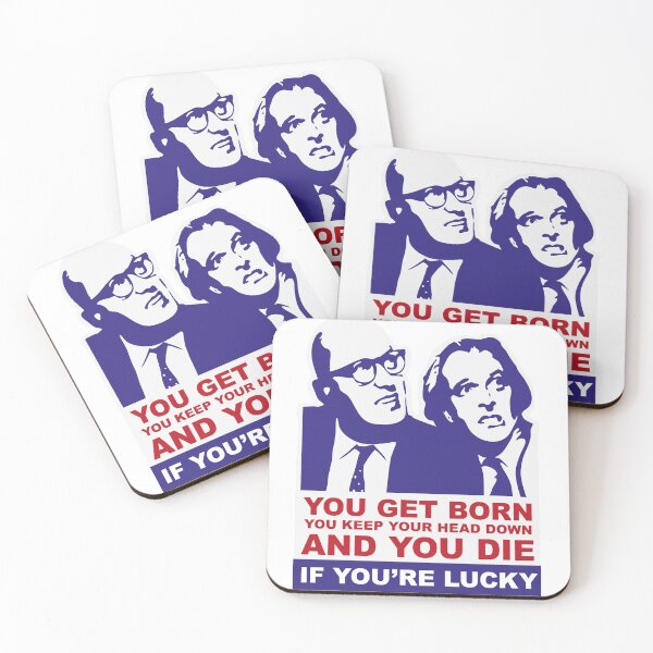 Item preview, You're born, you bow your head, and you die if you're lucky. designed and sold by labelia.