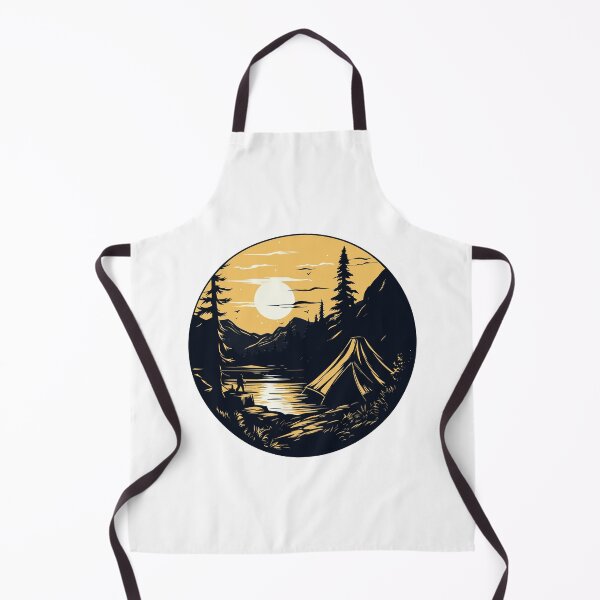 Item preview, Moonlit Lakeside Camp – Wilderness Camping Night Scene designed and sold by Canvas-Whispers.