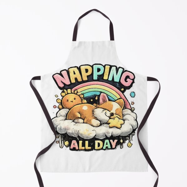 Item preview, Napping All Day Cute Sleeping Cat Shirt designed and sold by Cavalier-org.
