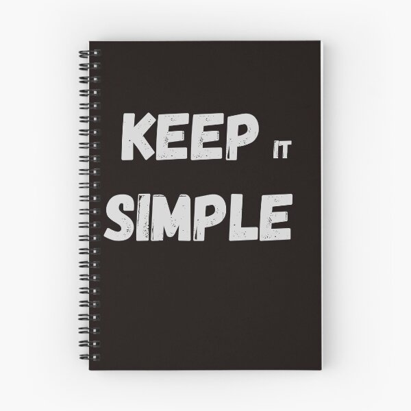 Item preview, KEEP IT SIMPLE - Minimalist Quote Design for Everyday Inspiration designed and sold by Nikoverse.