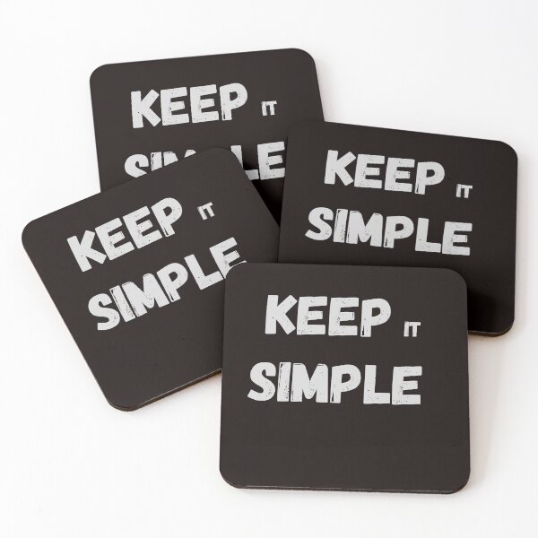 Item preview, KEEP IT SIMPLE - Minimalist Quote Design for Everyday Inspiration designed and sold by Nikoverse.