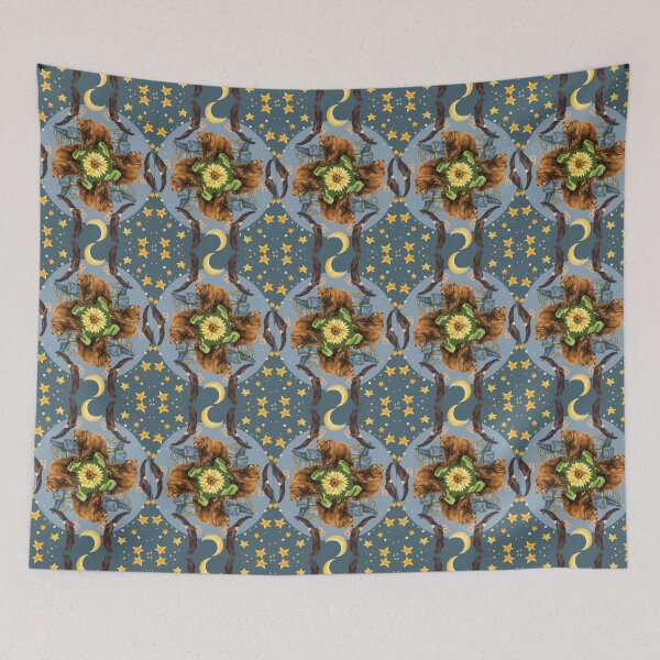 Item preview, Bear and Bald Eagle Mandala Design designed and sold by Nene Bird Designs.