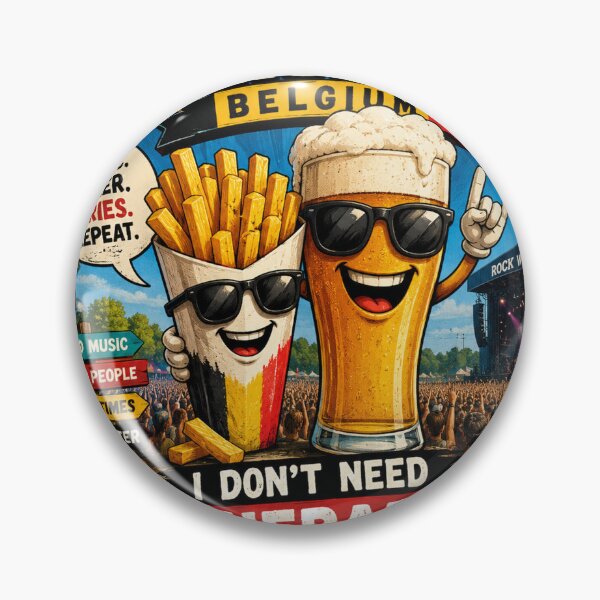 Item preview, I Don’t Need Therapy I Just Need Werchter T-Shirt | Funny Rock Werchter Belgium Festival Shirt | Music, Beer & Fries Graphic Tee designed and sold by Sushikidsntod.