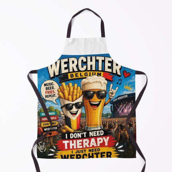 Item preview, I Don’t Need Therapy I Just Need Werchter T-Shirt | Funny Rock Werchter Belgium Festival Shirt | Music, Beer & Fries Graphic Tee designed and sold by Sushikidsntod.