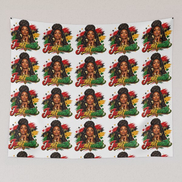 Item preview, Fierce women Juneteenth design designed and sold by manytshirts.