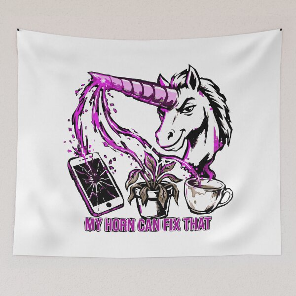 Item preview, My Horn Can Fix That Funny Unicorn designed and sold by XYZ LAB by Jesuperman.