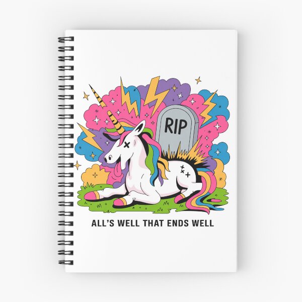 Item preview, All's Well That Ends Well Dead Unicorn Art designed and sold by LukaRealm.