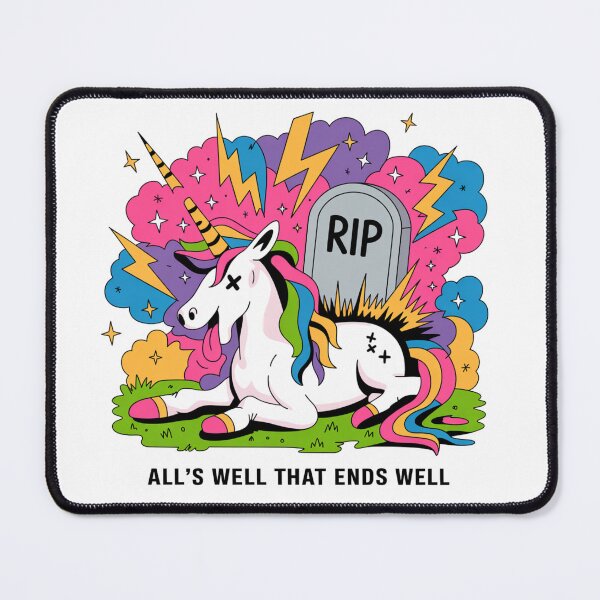 Item preview, All's Well That Ends Well Dead Unicorn Art designed and sold by LukaRealm.