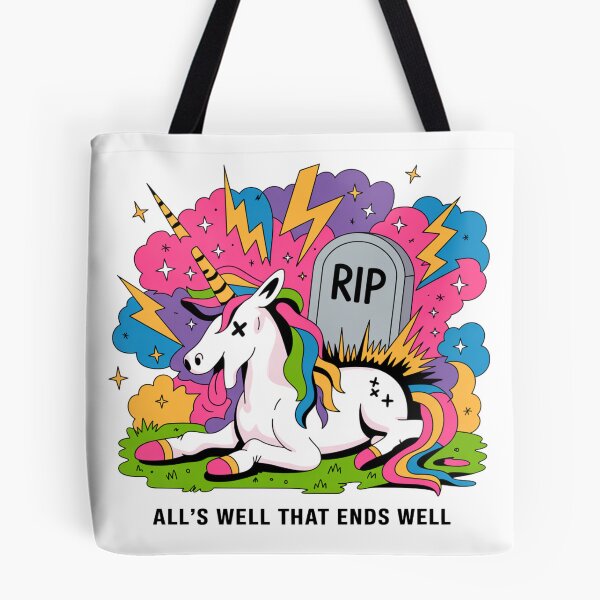 Item preview, All's Well That Ends Well Dead Unicorn Art designed and sold by LukaRealm.