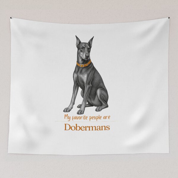 Item preview, My Favorite People Are Dobermans | Doberman Mom Dad Gift | Doberman Christmas Gift | Birthday Gift | Doberman Pinscher Dobie Shirt Mug designed and sold by The Frog.