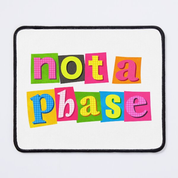 Item preview, Not a Phase – Bold Collage Sticker designed and sold by tviyluv.