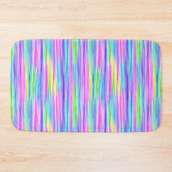 Item preview, Neon Watercolor Stripe And Rainbow Pattern designed and sold by igraphixart.