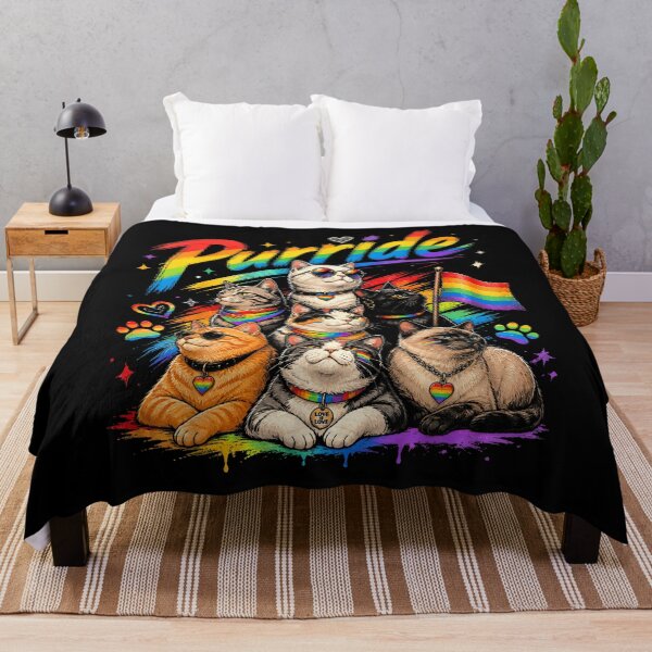 Item preview, Purride Gay Pride Cat Kitten Rainbow  designed and sold by Serdinas.
