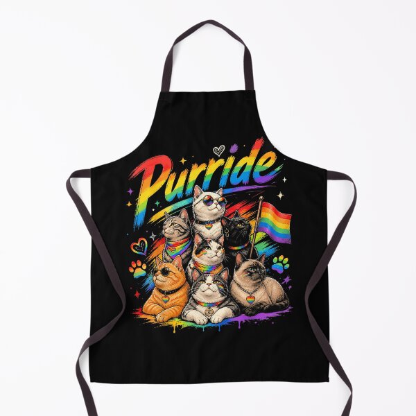 Item preview, Purride Gay Pride Cat Kitten Rainbow designed and sold by Serdinas.