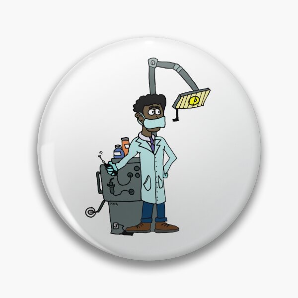 Item preview, Funny Dentist With Drill – Medical Humor Art designed and sold by MyxaART.