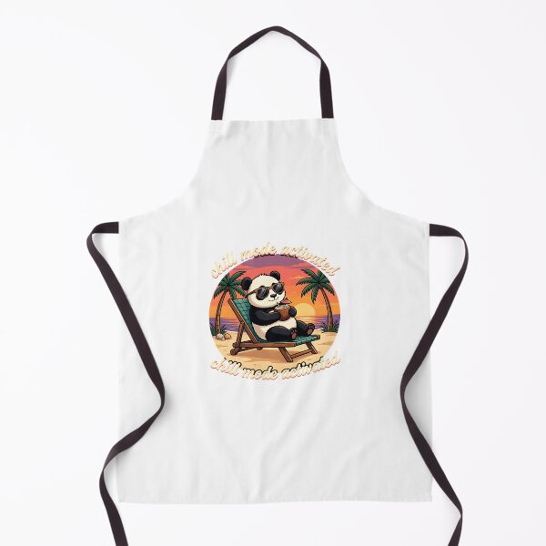 Item preview, Chill Mode Activated Cute Panda Beach Vacation designed and sold by Smoking_Animals .