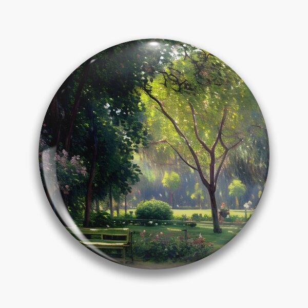 Item preview, Park Monceau: Impression of Parisian Elegance, Blossoming Gardens (3) designed and sold by artdesignsnow.