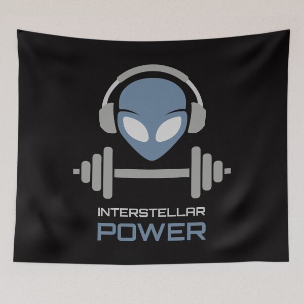 Item preview, Powerlifting Alien Gym Workout designed and sold by ElectroSphere46.