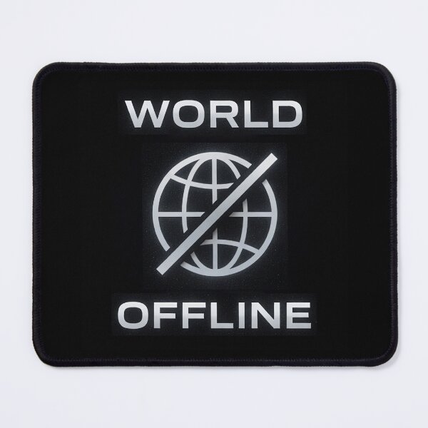 Item preview, World Offline – Disconnect Mode Minimal Aesthetic Design designed and sold by Mad Factory Designs.