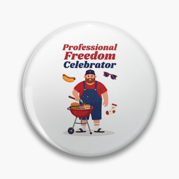Item preview, Professional Freedom Celebrator Funny BBQ Dad 4th of July designed and sold by Meadowmood.