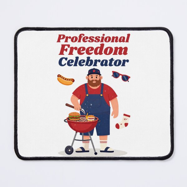 Item preview, Professional Freedom Celebrator Funny BBQ Dad 4th of July designed and sold by Meadowmood.