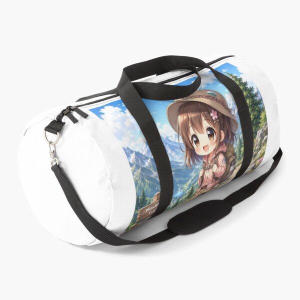 Item preview, Kawaii Chibi Mountain Trail Adventure Girl designed and sold by konkapo00.