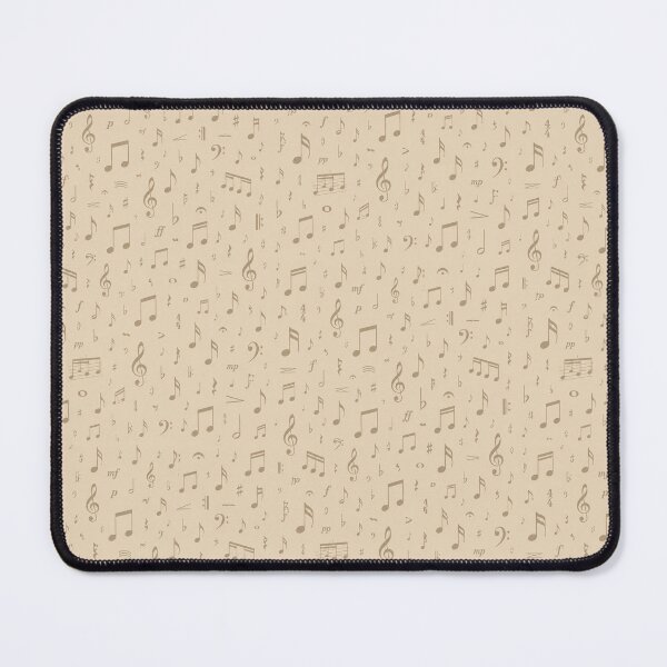 Item preview, Musical Notes beige Pattern Background | Music Symbols Wallpaper | Seamless Music Design designed and sold by Hookesmode.