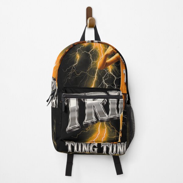 Item preview, Triple T Tung Tung Tung Sahur Metallic Text With Lightning Kentongan designed and sold by ObukiLantara.